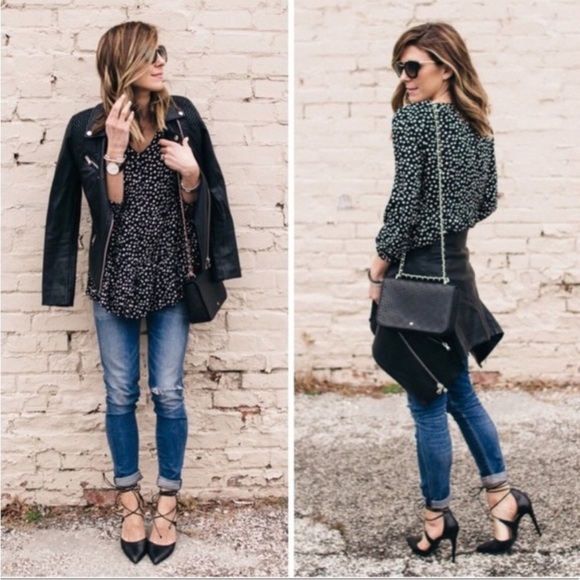 Anthropologie Maeve Lila Ruffle Tiered Button Down Tunic Top - Picture 8 of 8